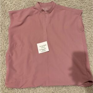 Figs Women's Rafaela Scrub Top MINERAL MAUVE 2221